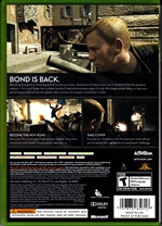 007 Quantum of Solace Back Cover